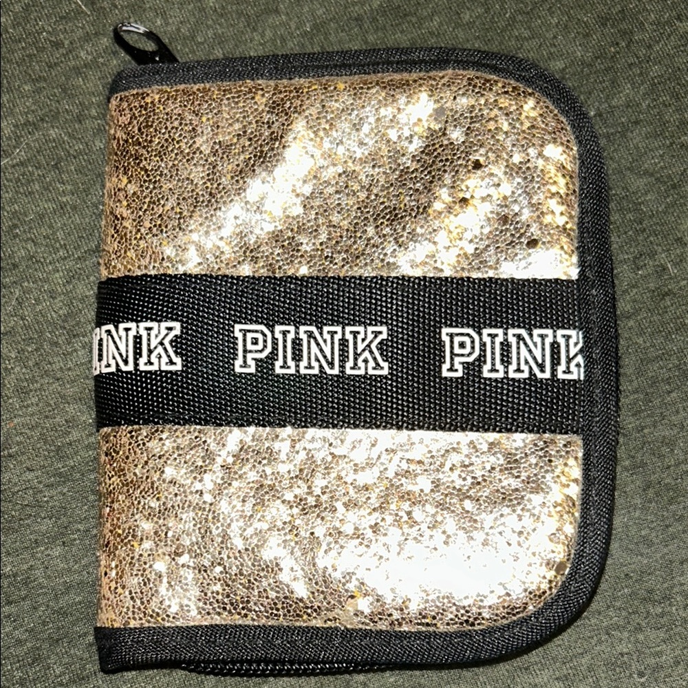 VS Pink Vintage Gold Bling Wallet H2F